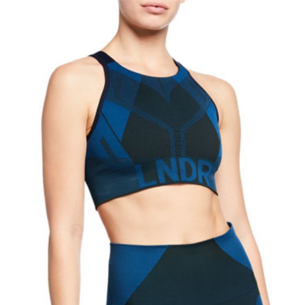 LNDR ALL SEASONS BLUE SPORTS BRA